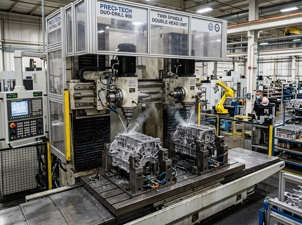 Double Head Drilling Unit