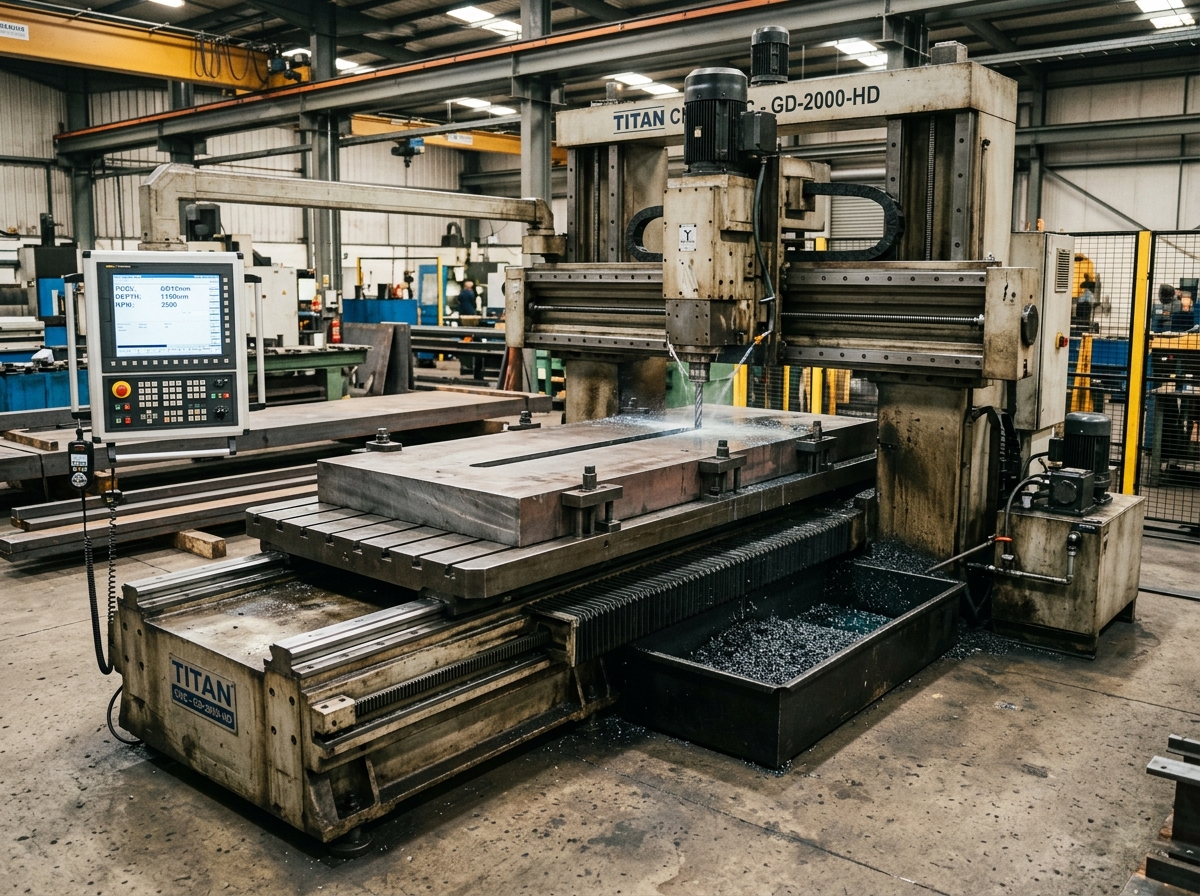 Gundrilling 3 Axis 2000Mm